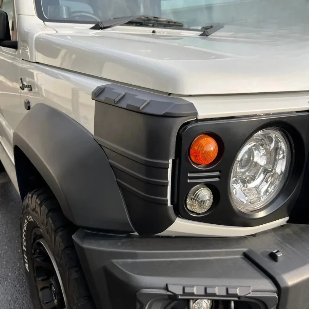 ABS Exterior Front & Rear Auto Wrap Angle Protection Cover Fit for Suzuki Jimny JB64W JB74W 2019+ 2-Door/4-Door Auto Accessories