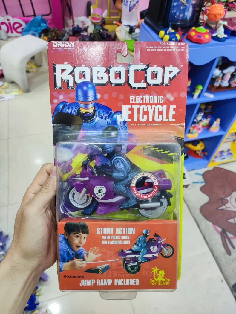 

RoboCop Electronic JetCycle Vehicle & Scene Toy - As Pictured (Actual Photos), Brand New Sealed Unopened Collectible