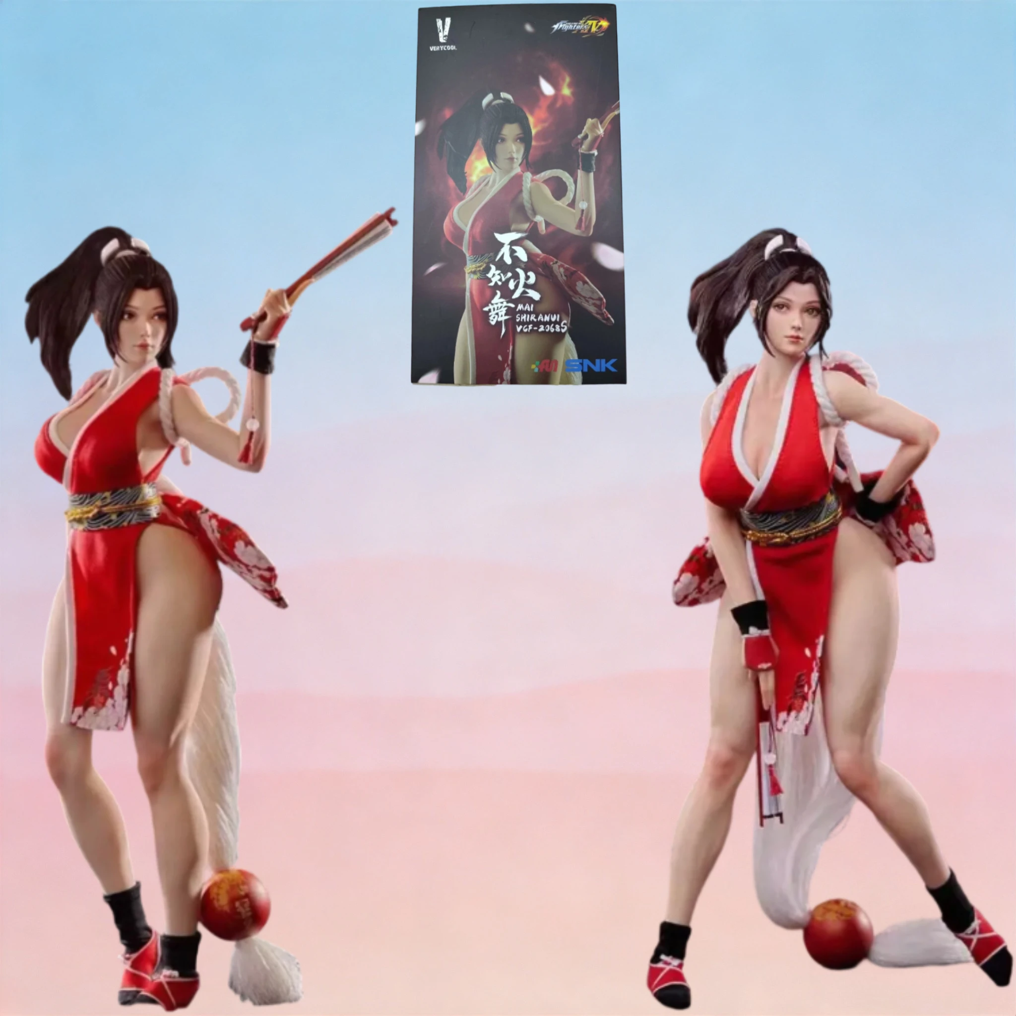 

In-stock VERYCOOL SNK The King of Fighters XIV Mai Shiranui 1/6 Action Figure Model Collectible Gift