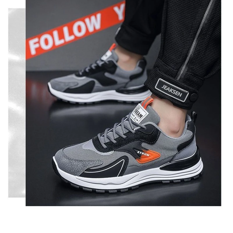 Men's Shoes Fashion Mens Sneakers Autumn New Brand Design Comfortable Soft Soled Men Running Shoes Tenis Masculino