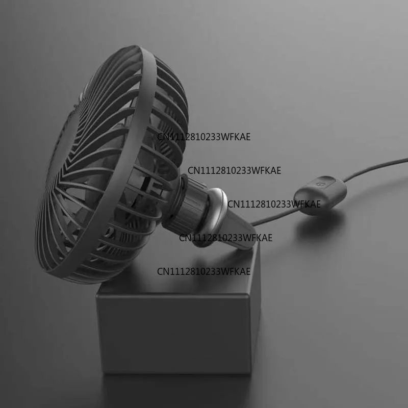 New Car Fan Car Electric Fan Car Truck USB Excavator Van view 3