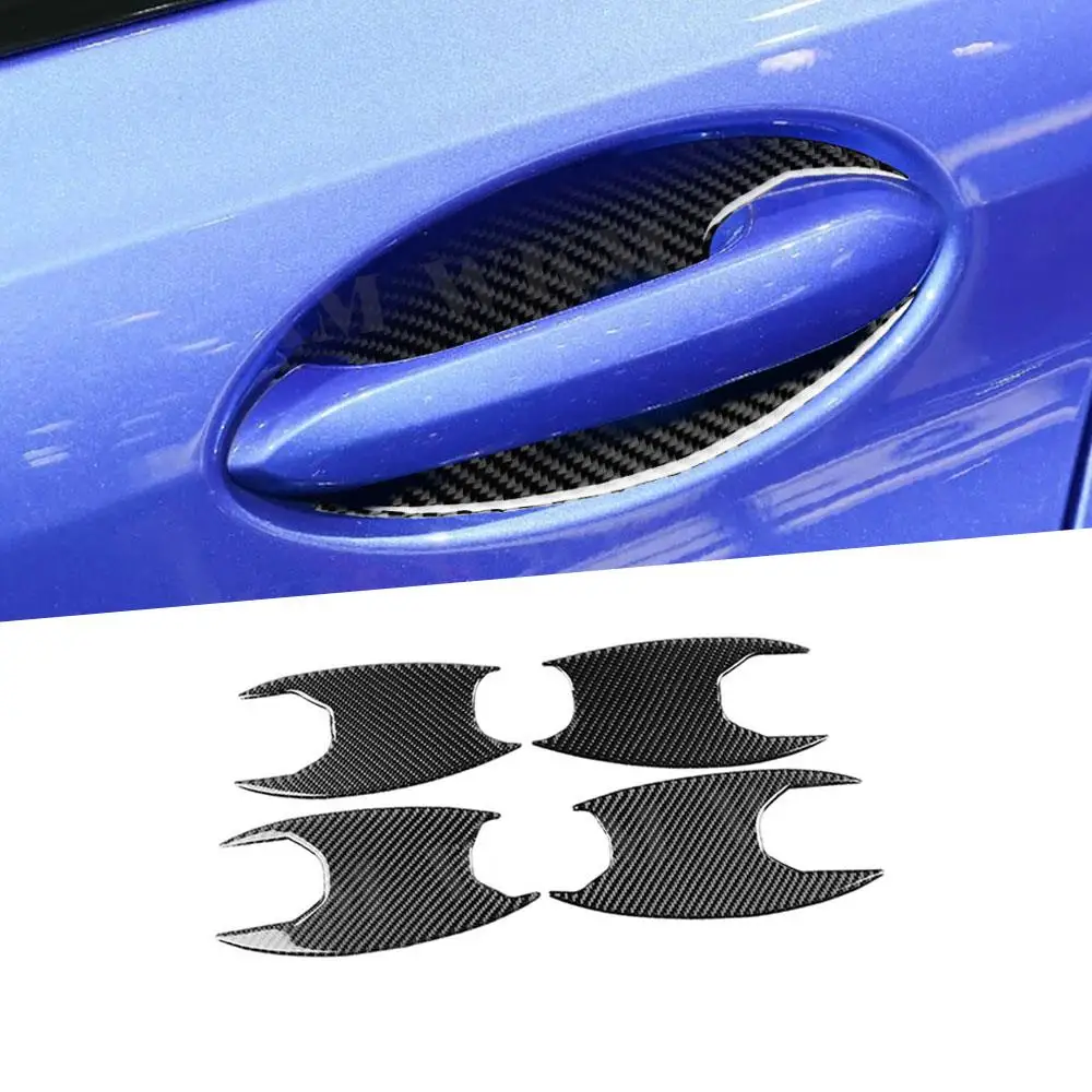 

Carbon Fiber Car Door Handshandle Inner Bowl Trim Cover For BMW 3 Series G20 G28 2019 2020 Car Styling