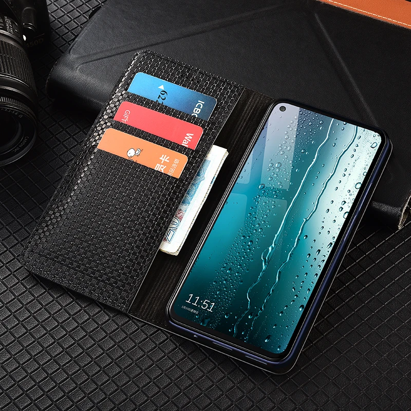 

Чехол-книжка из натуральной кожи с травяным ковриком для Xiaomi Poco M3 M4 M5 M5S M6 M7 X3 X4 X5 X6 X7 Pro Plus GT 4G 5G Чехлы-кошельки для телефонов