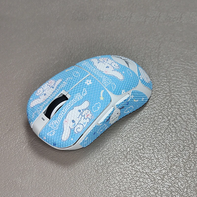 Cartoon Sanrio Mouse Grip Tape Handmade Sticker Non Slip Suck Sweat Sticker For F1 Series Wireless Mouse Accessories