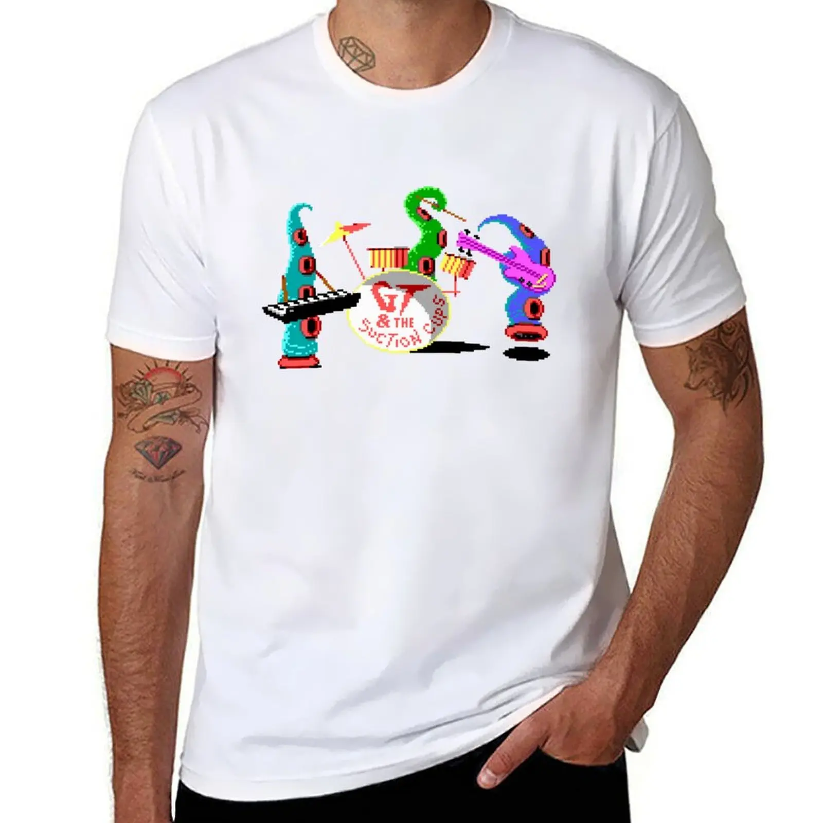 

Maniac Mansion Pixel Style For Fans T-Shirt anime t shirts oversize cotton t shirt pack