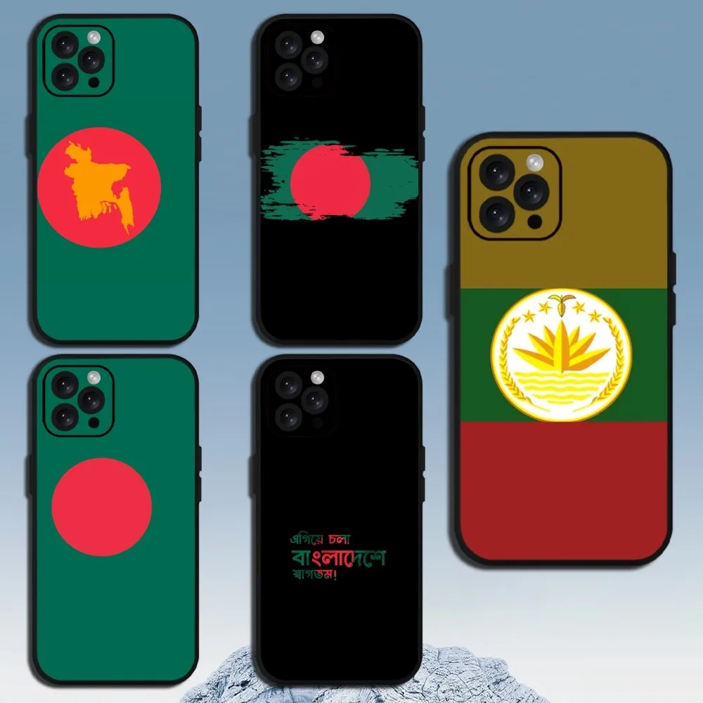 The Peoples Republic of Bangladesh  Phone Case For iPhone Mini 11 12 13 14 15 Pro XS Max X Plus SE XR Shell