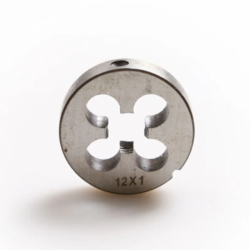 Accessories Threading Dies High Steel M12x1.0 Metric Replacement Silver Tools Wrench Equipment Practical Accessories