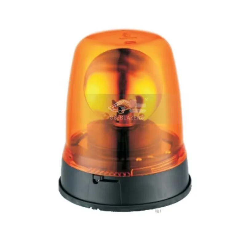 Excavator Parts 12-24V Rotative Halogen Warning Beacon Strobe Light for Heavy Trucks Equipments