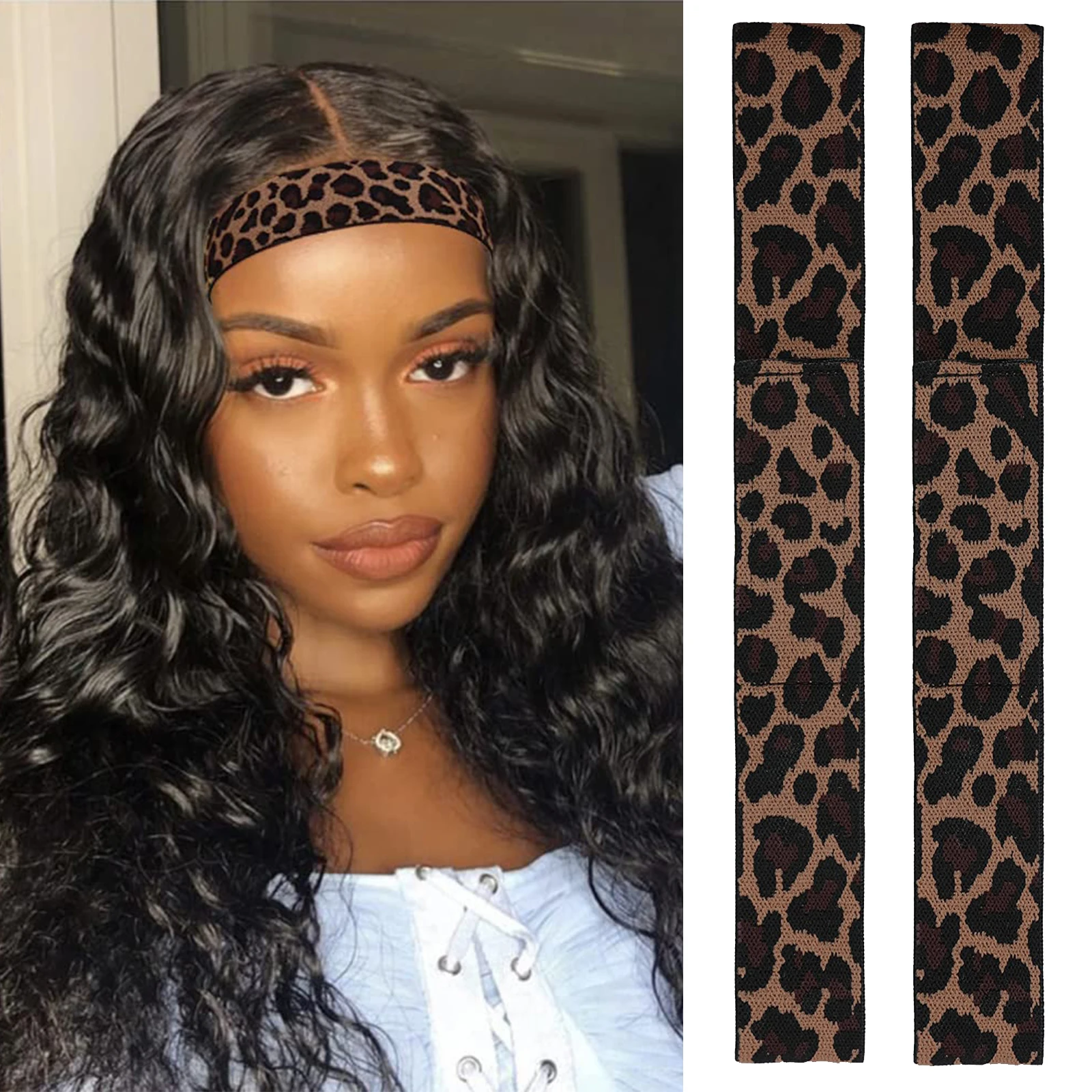 

Elastic Bands for Wig Edge, Lace Front Melt Ban, Edge laying Bands Adjustable Wig Grip Bands for lace wigs