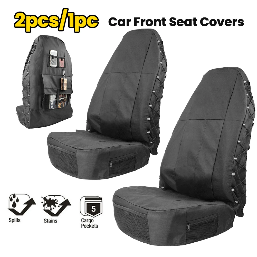 

2/1PC Car Front Seat Cover Protector with Seat Back Auto Seat Organizer Personal Car Parts Decoration for TIROL Auto Accessories