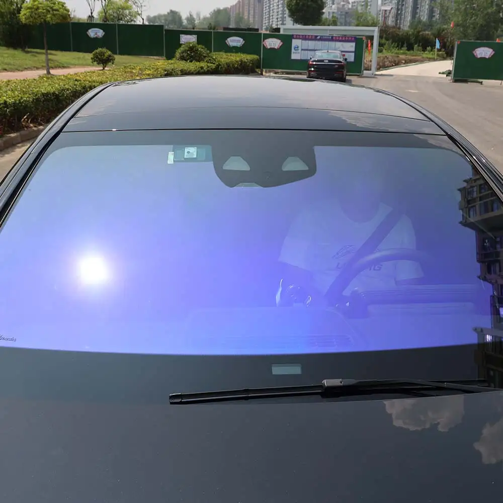 HOHOFILM 76.9%VLT Chameleon Window Tint Car/house Window Film Auto Glass Sticker 99% UV Proof Solar Tint PET Window sticker