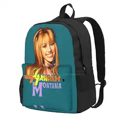 Hannah Montana Dropping Like Flies Hot Sale Schoolbag Backpack Fashion Bags Hannah Montana Miley Cyrus Channel Funny Meme