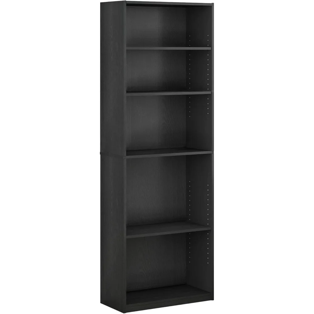 

5-Shelf , 5-Tier, Black, Bookcases