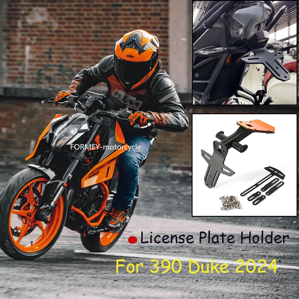 

NEW Motorcycle Accessories Rear License Plate Holder Bracket Tail Tidy Fender Eliminator For 390DUKE 390Duke Duke 390 DUKE 2024