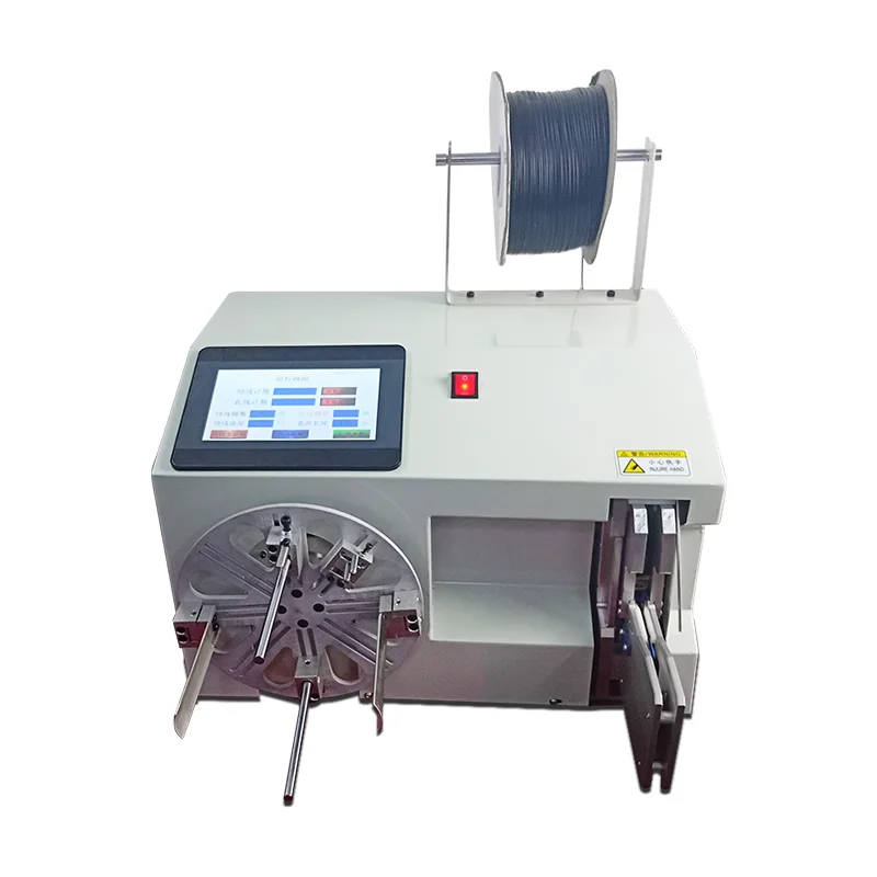 Automatic Integrated Wire Winding And Bundling Machine For Precision Electronic Cable PLC Control  B2B