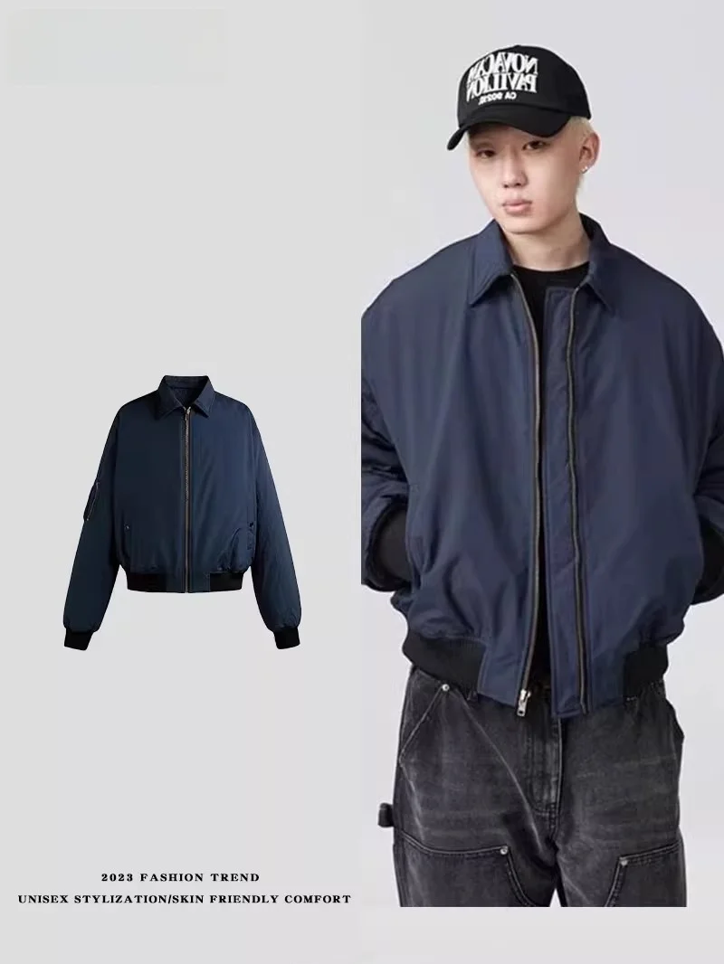 الأمريكية Sle الرجعية طوق MA الطيار Jaet البيسبول orm القطن Jaet الرجال ort Sle الخريف الشتاء الدافئة Thiened #1