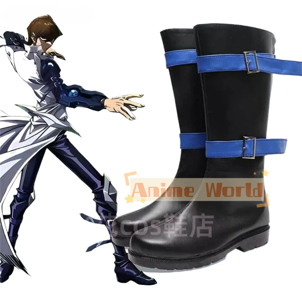 

Anime Shoes Kaiba Seto Seto Kaiba Yu Gi Oh Cosplay Boots Halloween Costume Accessories Props Made