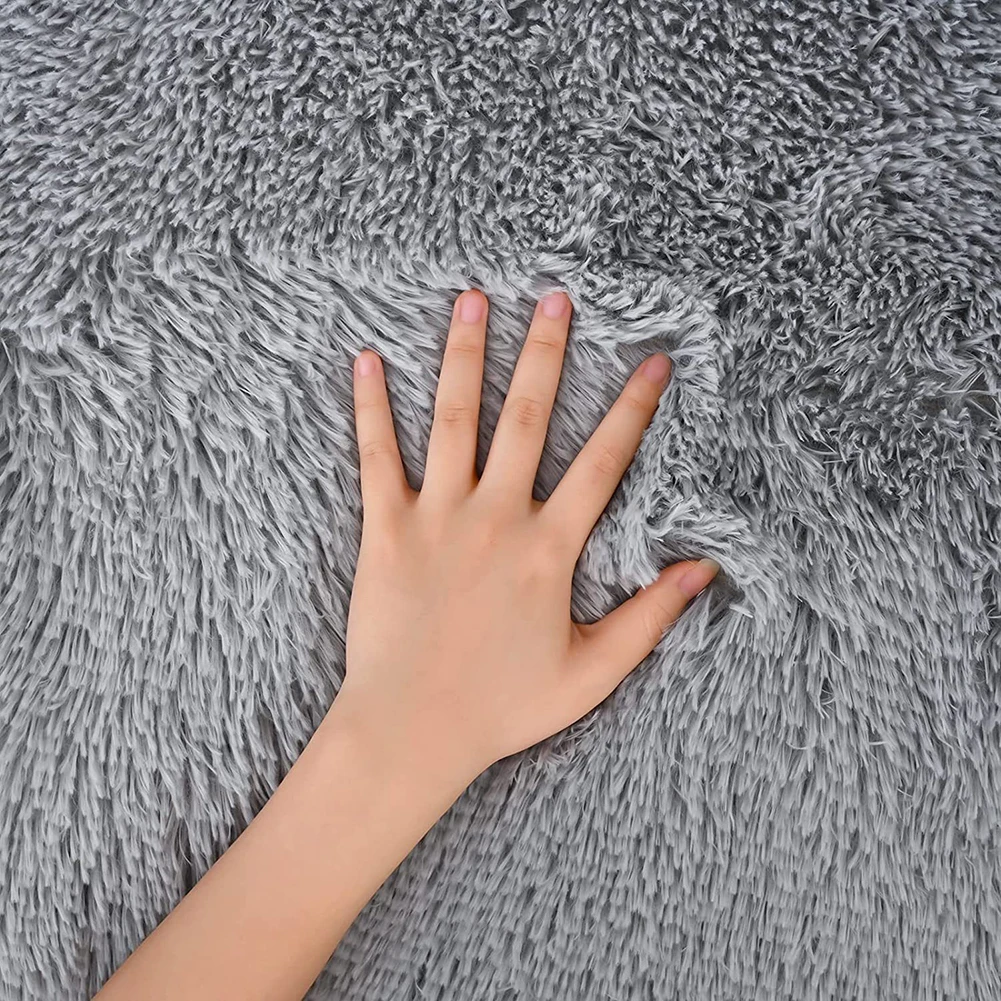 

Bathroom Mat Comfortable Non Slip Bottom Toilet Cover Non-slip Bottom Polyester Fiber U-shaped Mat For Bathroom
