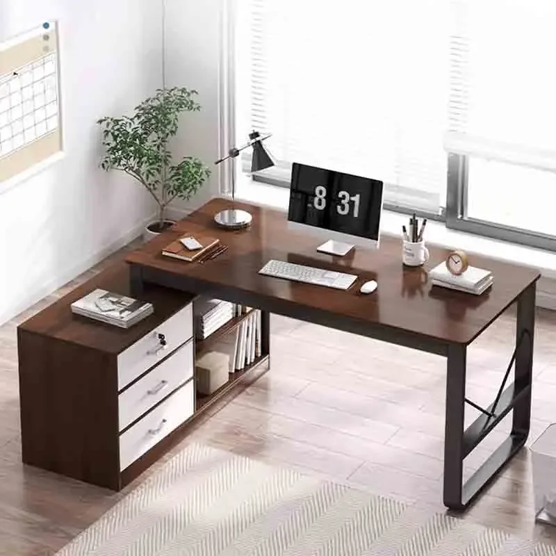 Living Room Conference Office Desk Supplies Storage Reception European Computer Desks Floor Corner Escritorio Modern Furniture