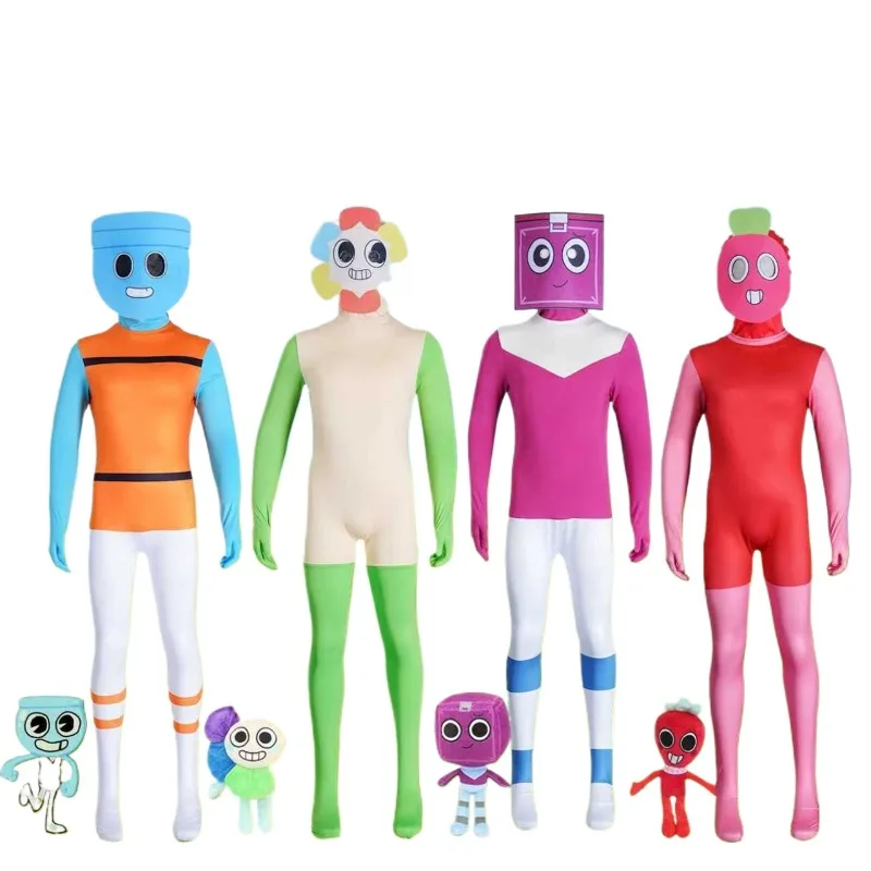 

Костюм для косплея «Выживание ужасов» Dandys World, детские нарядные костюмы на Хэллоуин, костюмы для косплея с подсолнухом Dandy