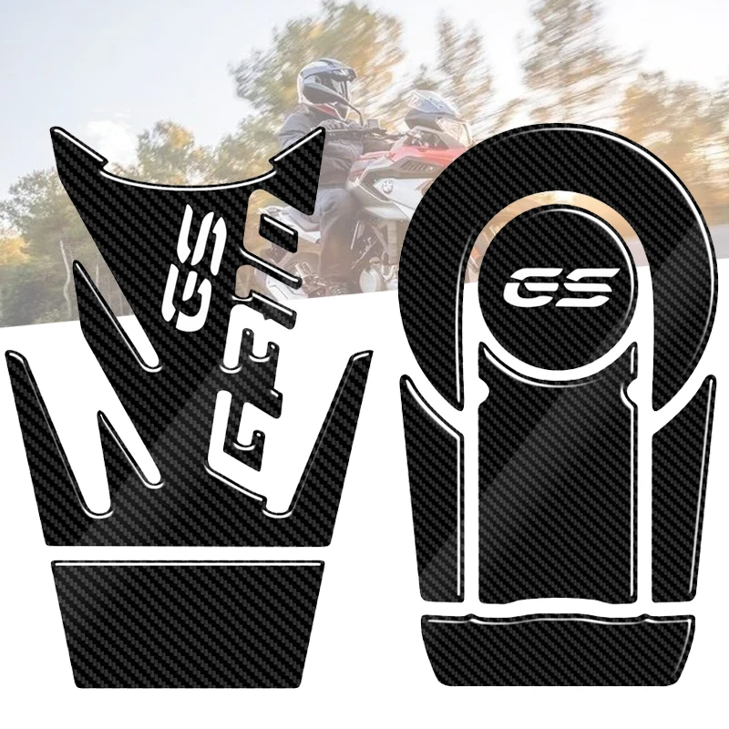 

For BMW G310GS G310 GS G 310GS 2017-2024 2023 2022 2021 5D Motorcycle Oil Fuel Gas Tank Pad Protector Sticker Fish Bone Decal