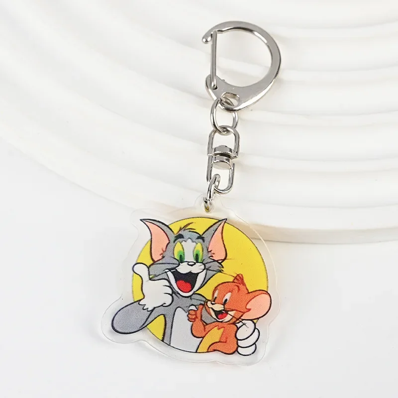 Popular Anime Characters Creative Peripheral Linkage Keyring Stand Up Cartoon Ornament Polyvinyl Chloride Keychain Student Gifts