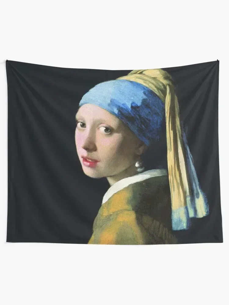 Jan Vermeer Girl With A Pearl Earring Tapestry Home Supplies Decorations For Your Bedroom Tapestry