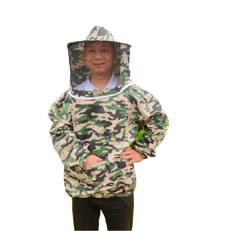 

Новый полный комплект защитной одежды для пчел всего тела, дышащий и устойчивый к ударам капюшон, снаряжение для пчеловодства и мужного хозяйства животных.