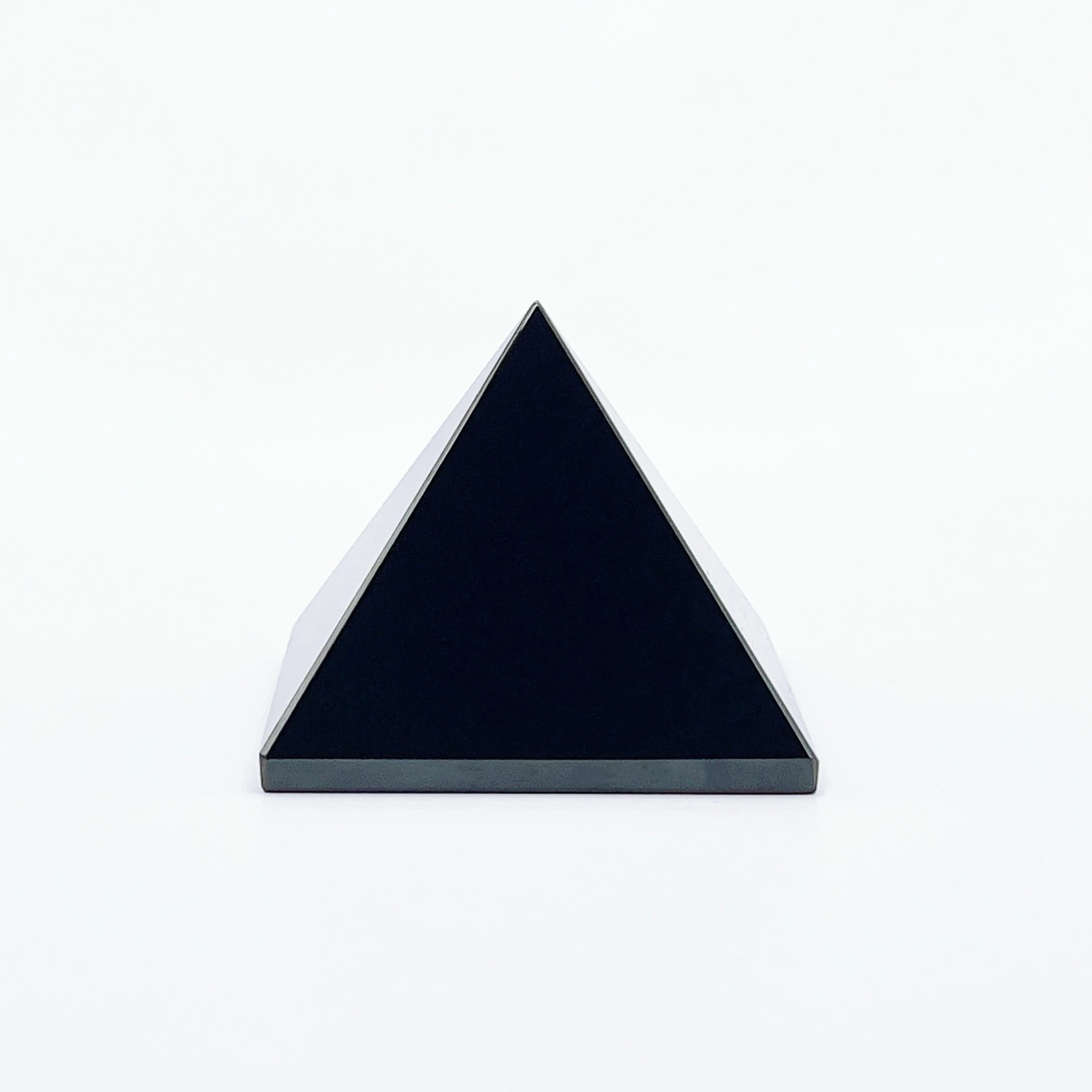 3-7cm Natural Black Obsidian Pyramid Crystal Stone Ornament Decorative Tabletop Home Decor Living Room Mineral Triangle