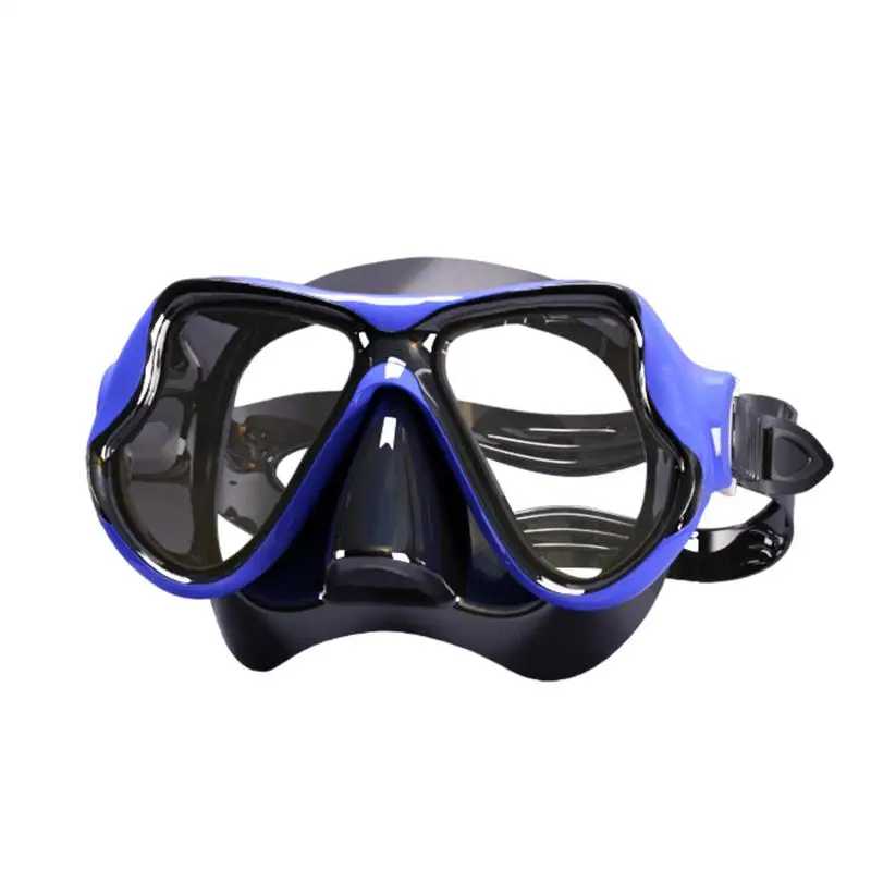 

Diving Goggles With Nose Cover HD Waterproof Swim Eyewear Fully Dry Leakproof Nose-Protecting Integrated Face Glasses Indoor