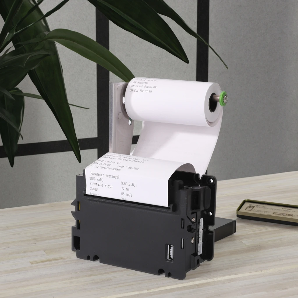 ATU&UTVHS-K37 80mm Embedded Kiosk Thermal Receipt Label Printer With Automatic Cutter and Paper Unloading Support USB RS232