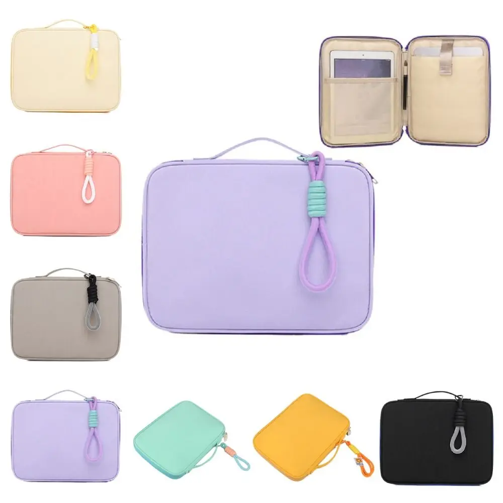 Morandi Laptop-Hülle, stoßfest, elegant, Tablet-Tragetasche, wasserdicht, multifunktional, Computer-Handtasche für Geschäftsreisen