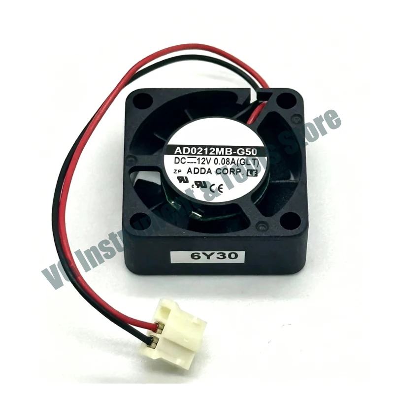 Neu für ADDA AD0212MB-G50 DC 12V 0,08A 25x25x10mm 2-Draht-Server-Lüfter – Detail 1