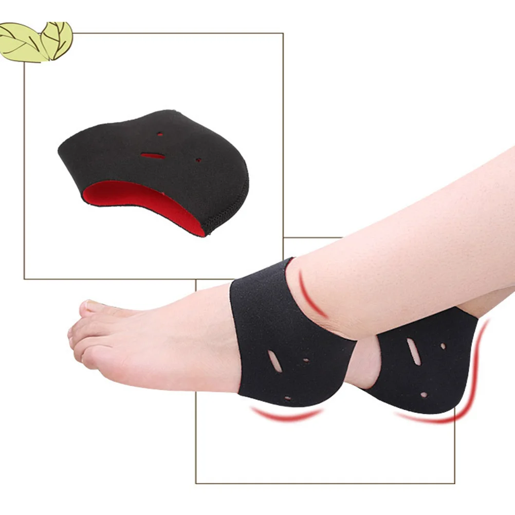 2 Pcs Men' Socks Pain Relief Brace Foot Arch Support Plantar Wrap Basketball Heel Insole Ankle Women's