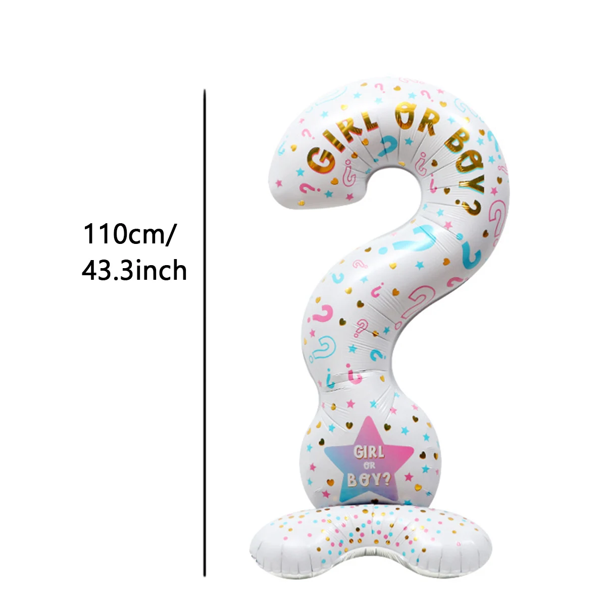 5pcs/set Gender Reveal Party Decoration Balloons Boy Or Girl Theme Birthday Celebration Supplies Indoor Party Decor Supplies