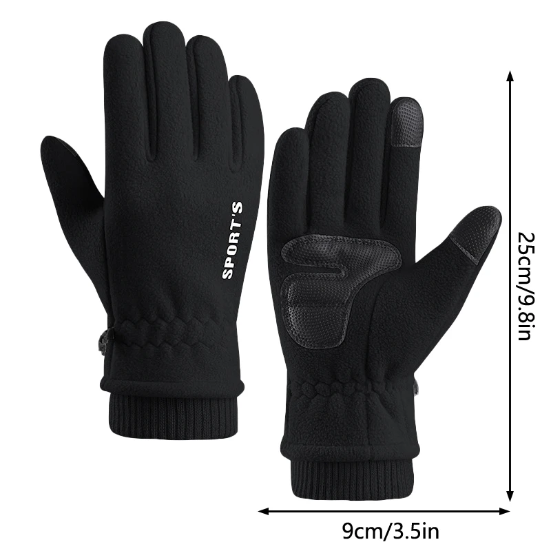 Gants thermiques imperméables avec écran tactile pour hommes et femmes, mitaines, temps froid, course à pied, randonnée, camping, hiver