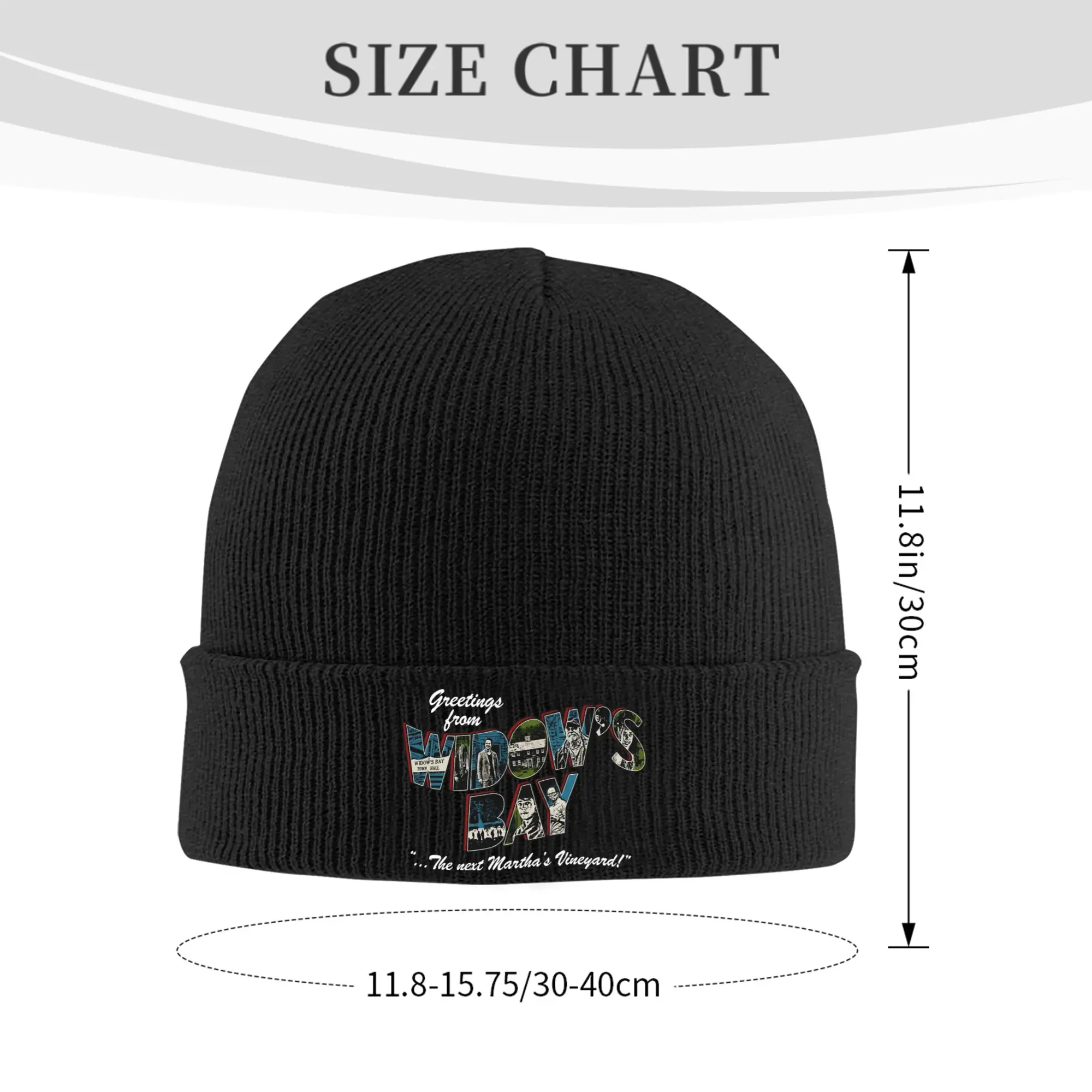 Widow's Bay Horror Movie 2026 Knitted Hat Women's Men's Beanies Autumn Winter Hat Acrylic  Crochet Melon Cap