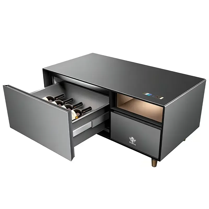 Smart Furniture Touch Screen Mini Refrigerator Beverage Cooling Storage Fridge Frozen Smart Coffee Table