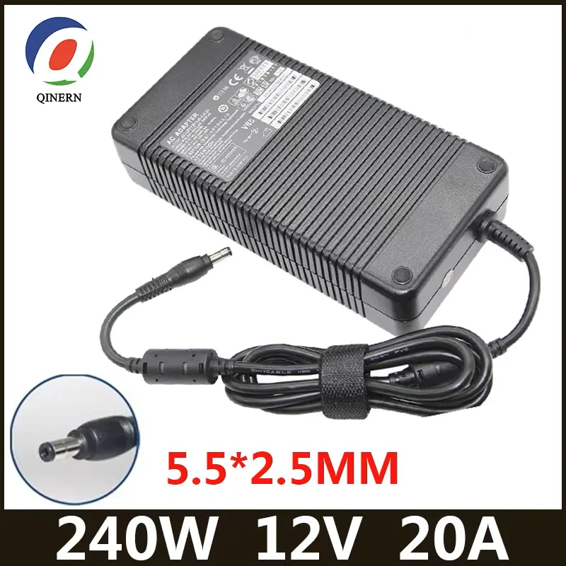 12V 20A 240W 5.5*2.5MM Charger ADP-280BB B Laptop Adapter For Dell ADP-220AB B M8811 220P-01 DA-2 PE4C-EC060A V3.0 Power Supply