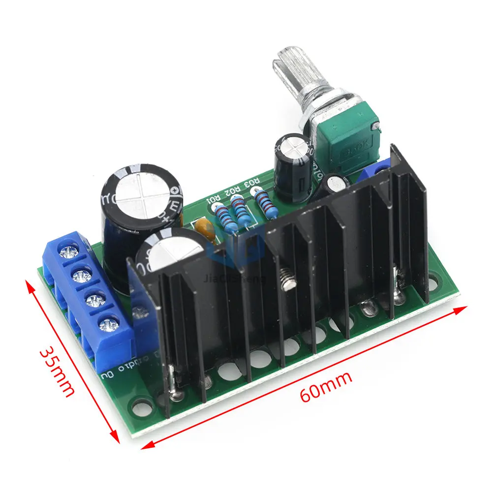 TDA2050 Mono Audio Power Amplifier Board Module DC/AC 12-24V 5W-120W 1-Channel