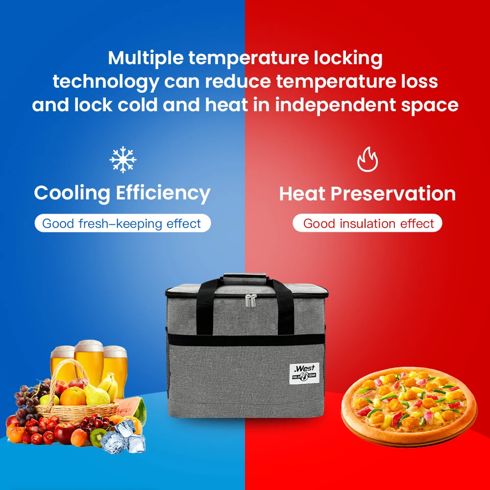 30L Large Capacity Leakproof Thermal Bag Outdoor Camping Insulated Beer Cooler Bag with Bottle Opener for Picnics & BBQ, camping
