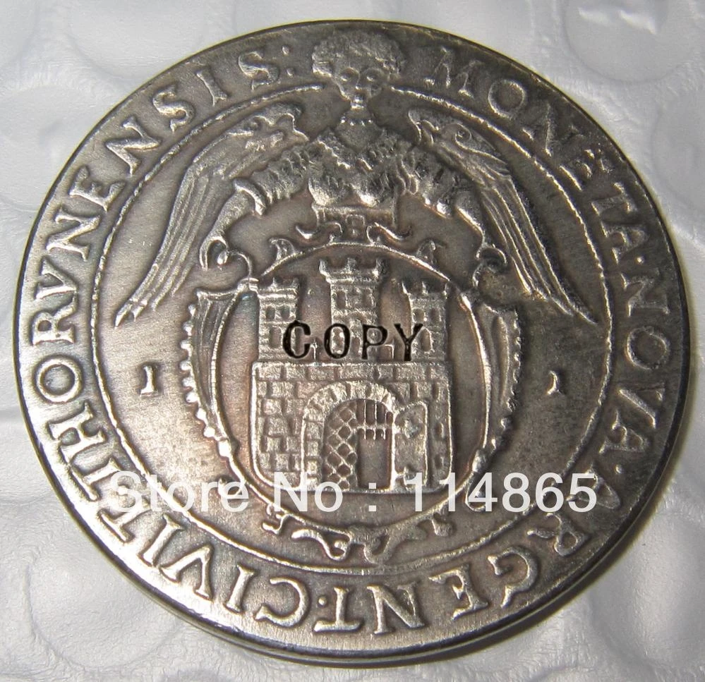 Poland : TALAR - 1632 - THORVNENSIS ( Torun ) COPY -replica coins medal commemorative coins