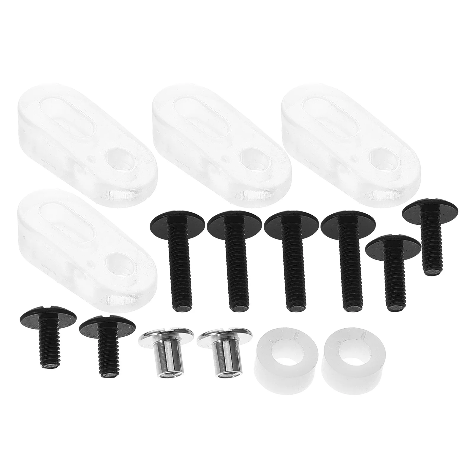 

24Pcs Hockey Repair Kit Multi-Use Visor Clips Screws Nuts Rubber Gaskets Chin Strap Adapter Football Baseball