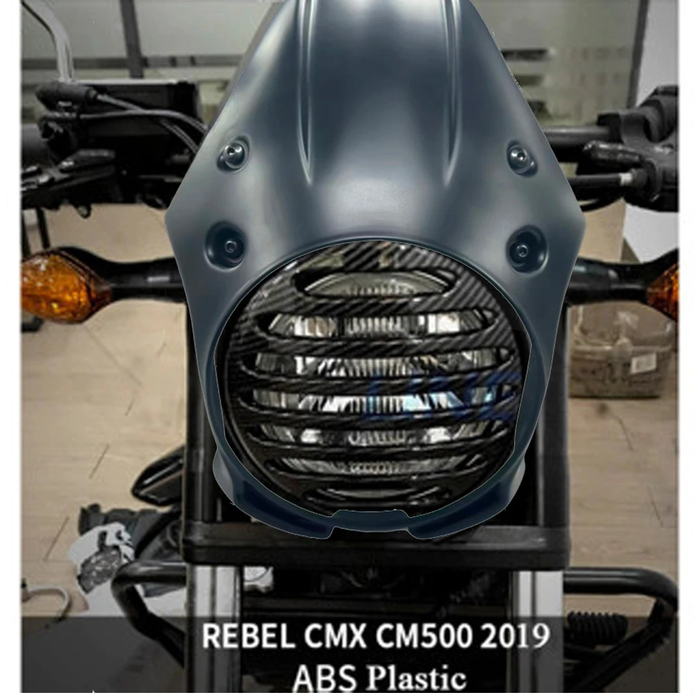 

Защитный чехол для передней фары для Honda Rebel CMX250 CMX300 CMX500 CMX 300 250 500 2017-2022 лобовое стекло