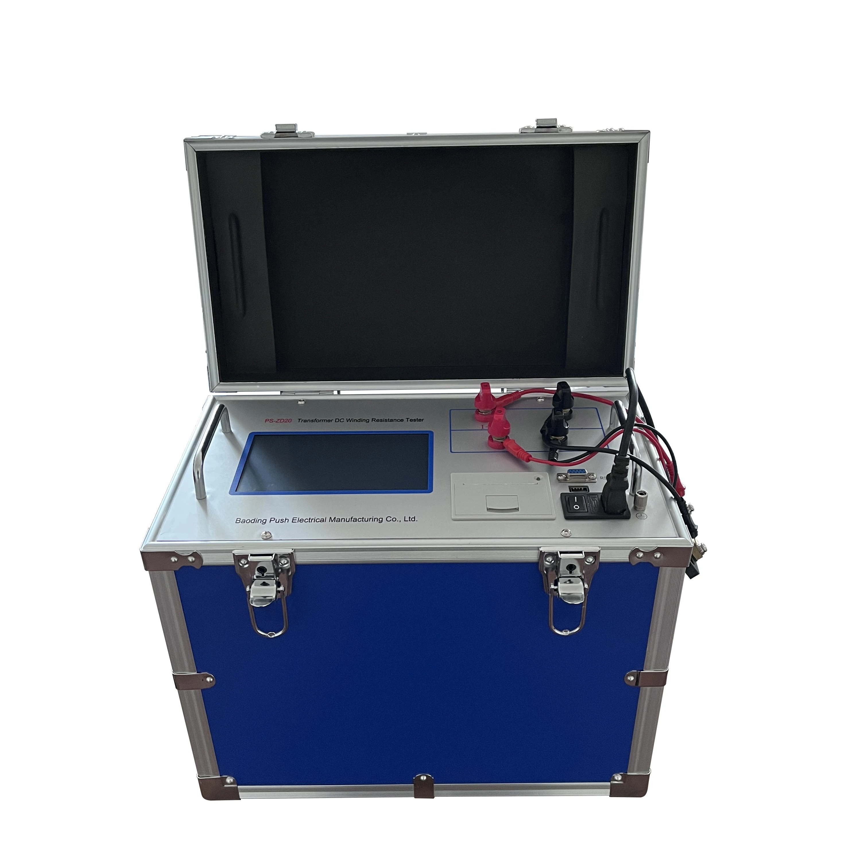 Push-type electrical transformer winding resistance meter 20A three-channel DC resistance tester