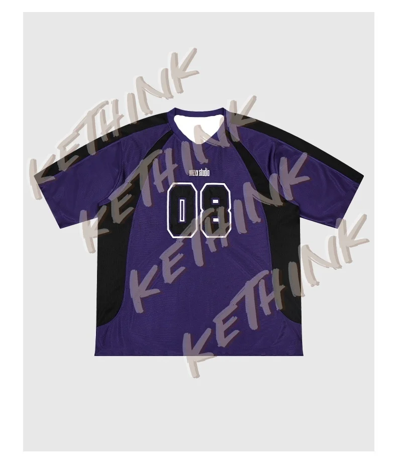 

Спортивная футболка с короткими рукавами для мужчин и женщин, дышащая и свободная модная новинка, летний стиль 2025 года, модель 2112