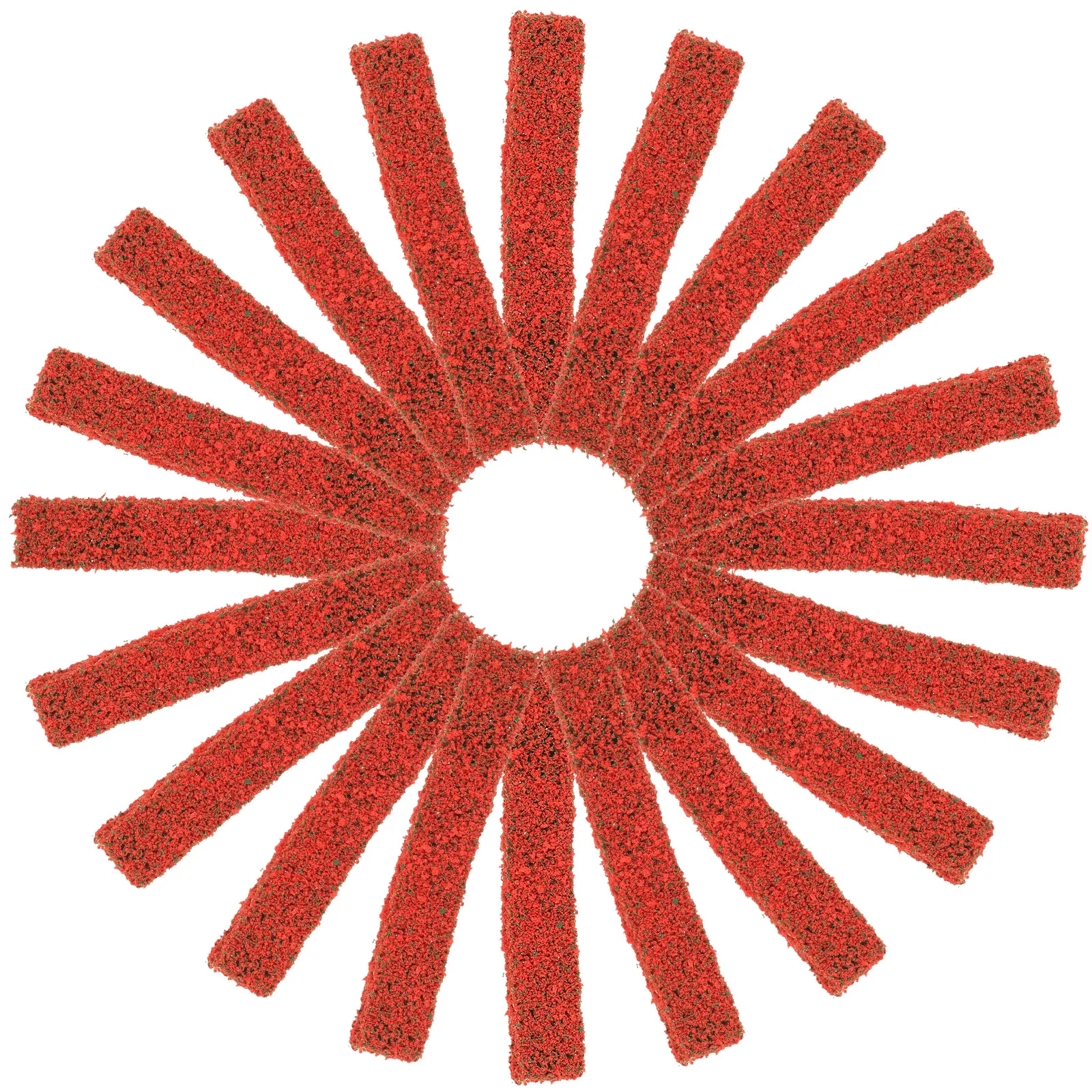 

20pcs Mini Flower Cluster Decor Flower Vegetation Groups Simulation Landscape Ornament For Sand Table Diy Railway Shrub Micro