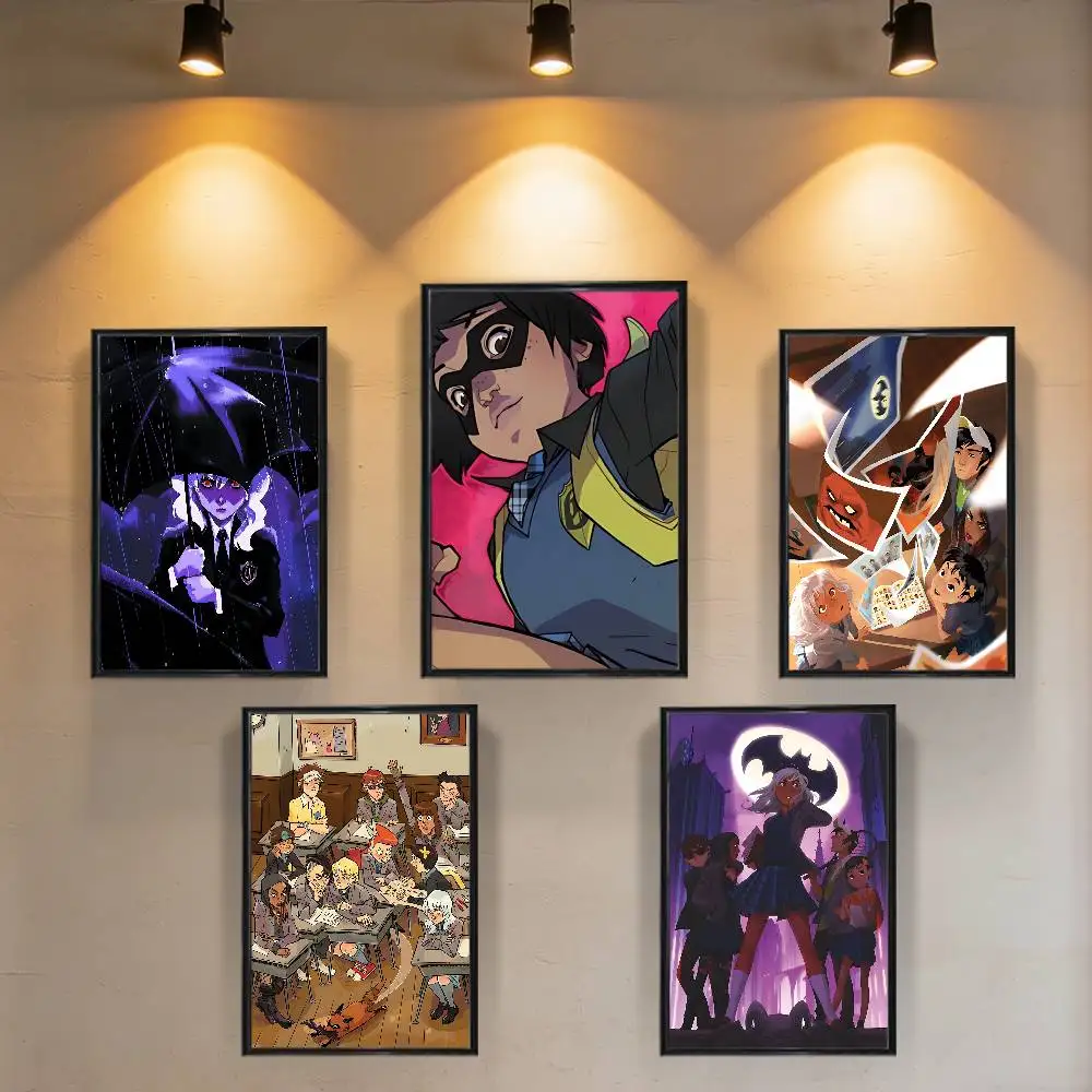 

hot cool Gotham Academy High Quality Dorm Living Room Aesthetic Wall Decoration Painting Poster Stickers Gift