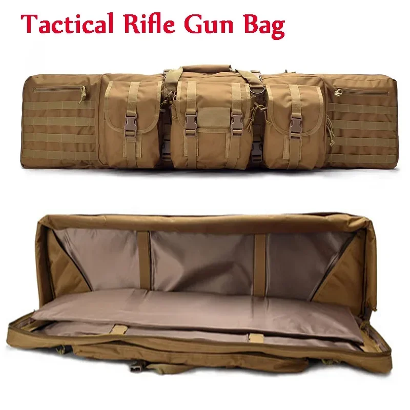 47 Inch 1.2M Camouflage Tactical Gear Bag Large‑Capacity Portable Rod Storage for CS Game Wild Hunting Hiking Travel Carry Gear