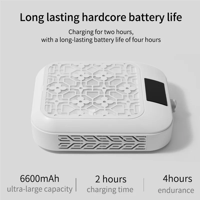 A74G-ブラシレス タービン ネイルダストコレクター LEDディスプレイ付き、マニキュアやネイルアートプロジェクト用のポータブル掃除機